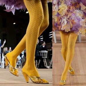 MARC JACOBS RUNWAY Fifty Four Mule Metallic Sandal Heels